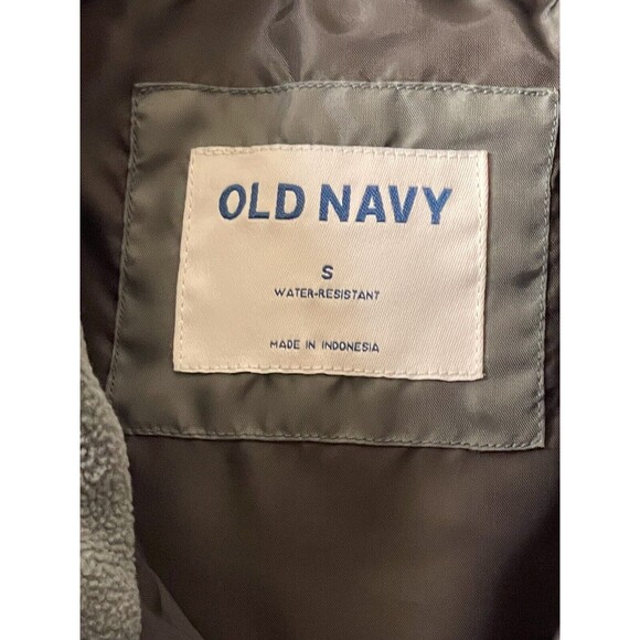 OLD NAVY WARM VEST COLOR GRAY NYLON/POLY PUFFER ZIP UP SIZE S/P/CH EUC - Picture 5 of 10